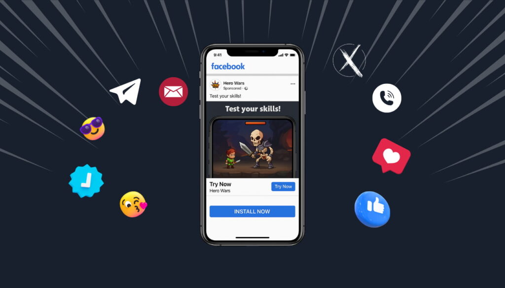 Facebook реклама тип Playables