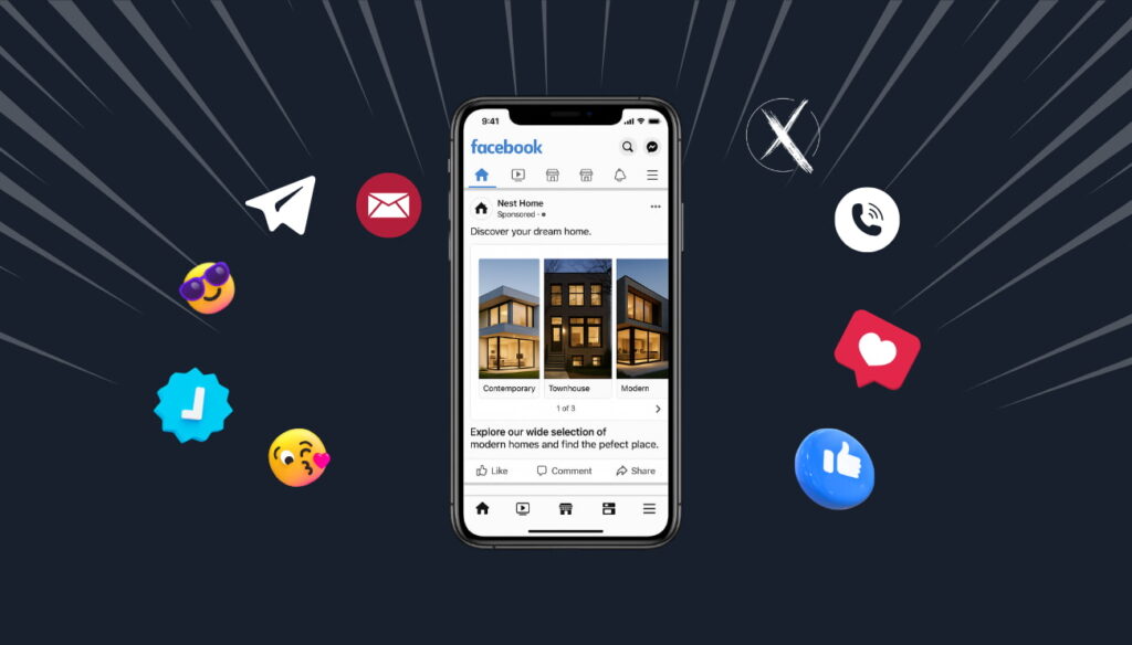 Facebook реклама тип Slideshow