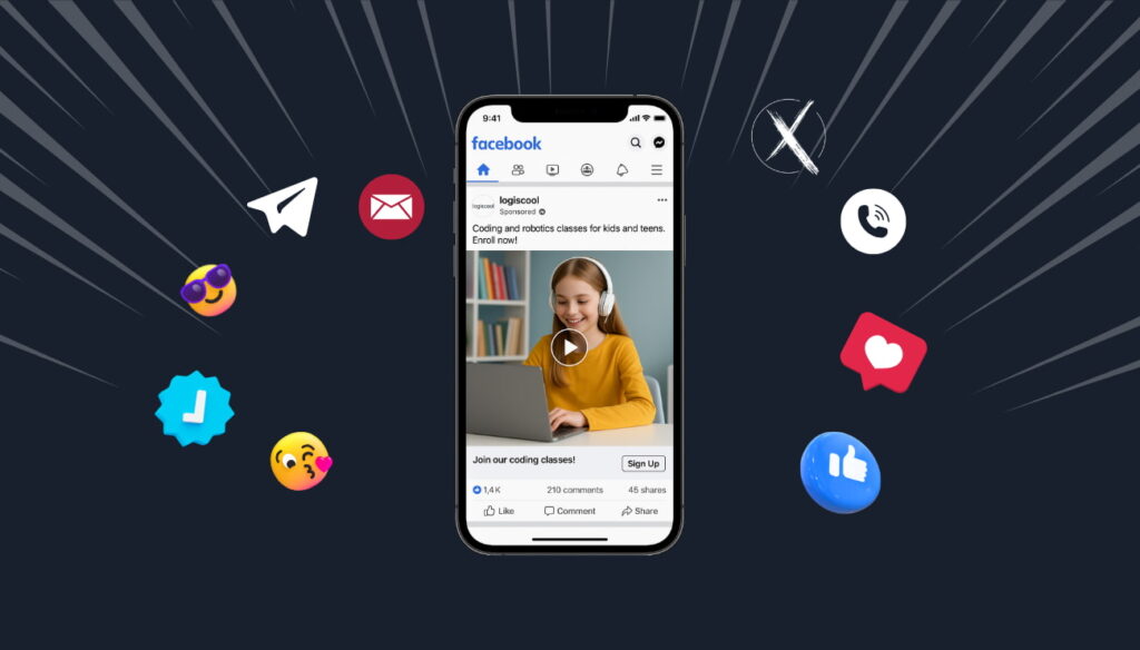 Facebook реклама тип Видео