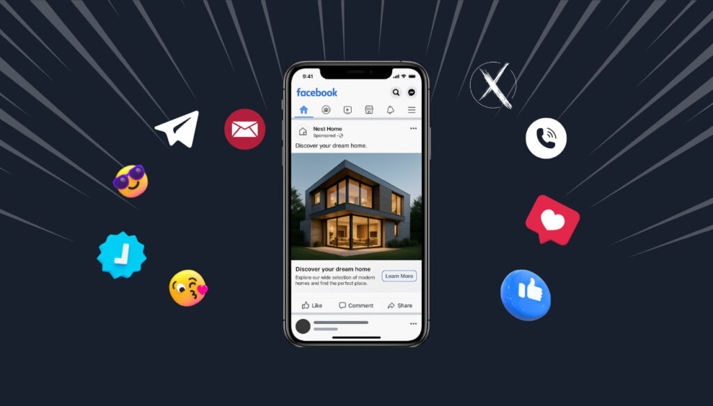 Facebook реклама тип Изображение