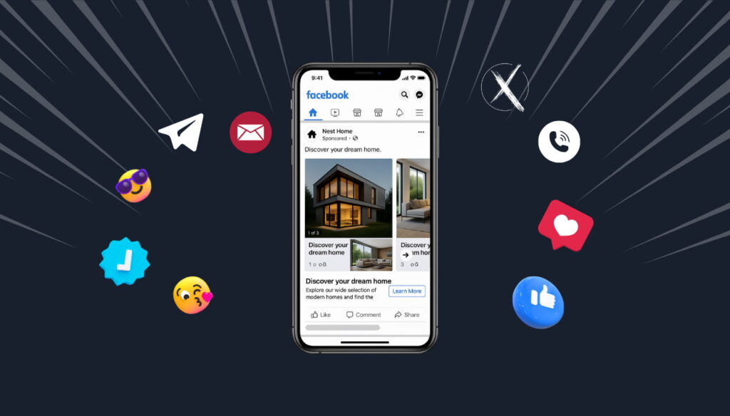 Facebook реклама тип Carousel